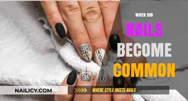 The Evolution of Nails: When Did They Become a Common Practice?