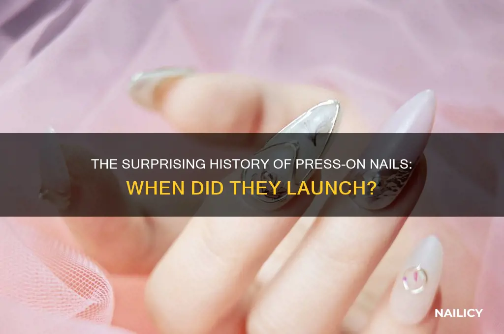 when did press on nails come out