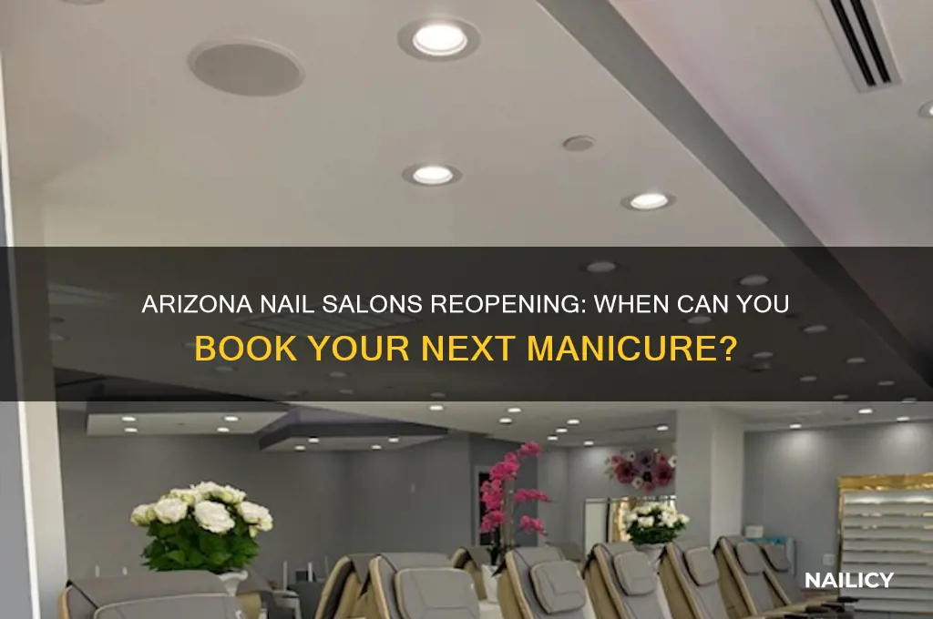 when do nail salons open back up in az