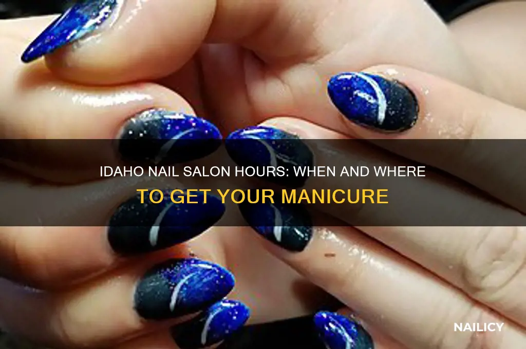 when do nail salons open in idaho