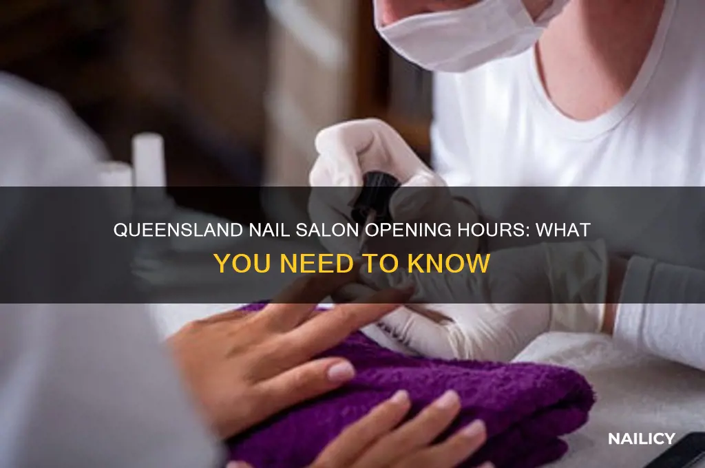 when do nail salons open in queensland