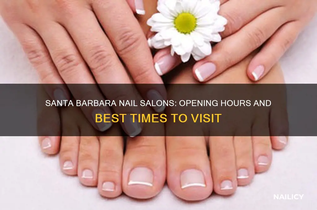 when do nail salons open in santa barbara