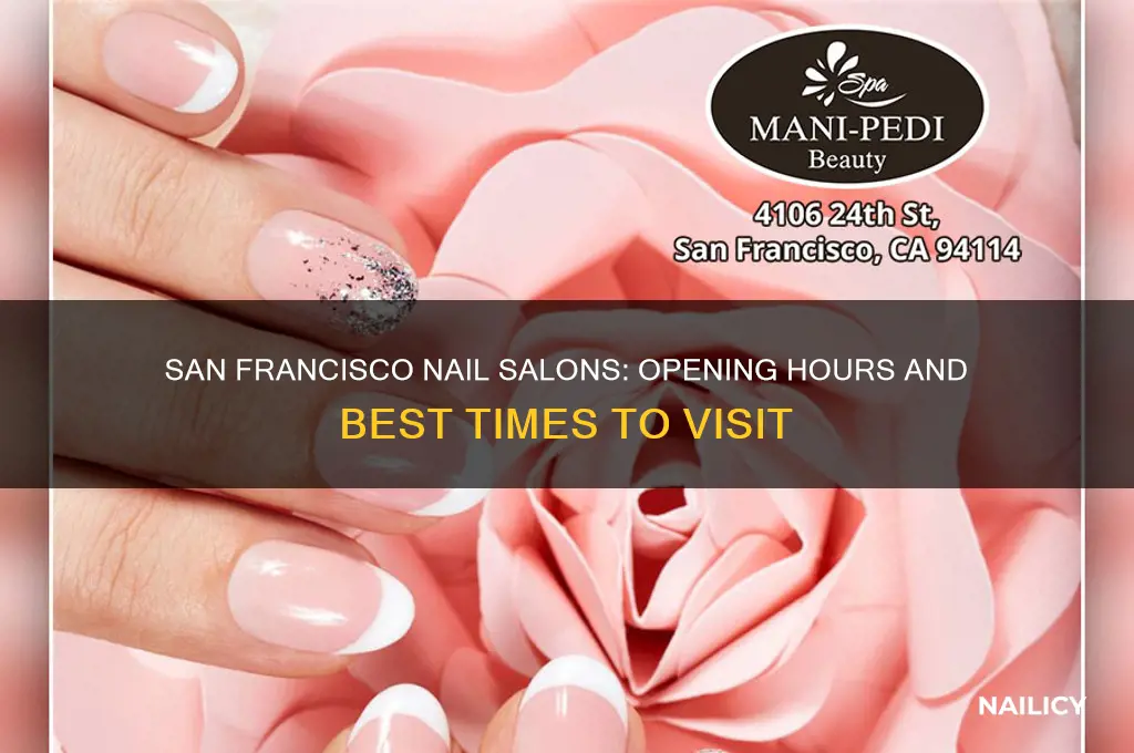 when do nail salons open in sf