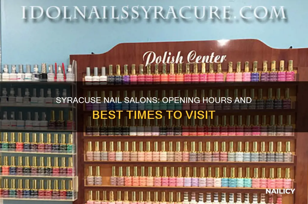 when do nail salons open in syracuse