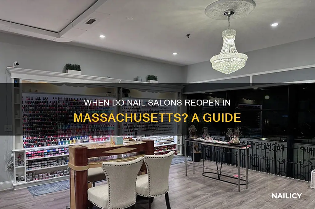 when do nail salons open up in massachusetts