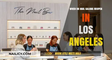 Los Angeles Nail Salons Reopening: Dates and Safety Guidelines