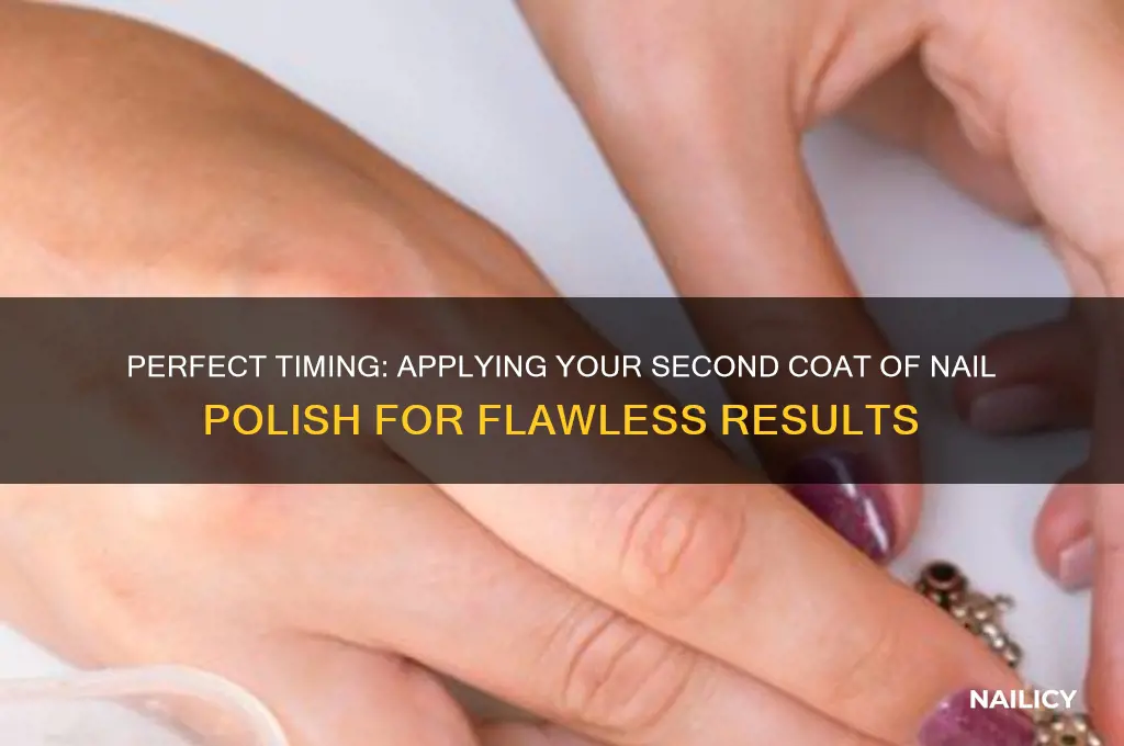 when do you apply a second coat of nail polish