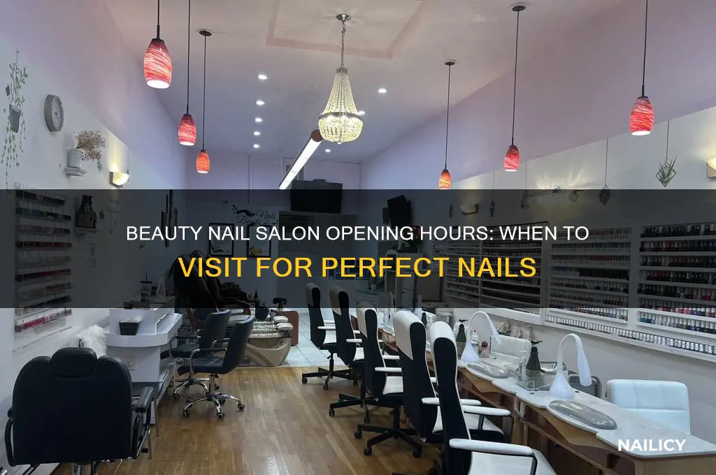 when does beauty nail salon open