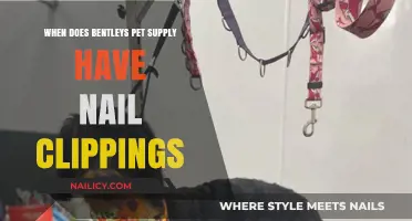 Bentley's Pet Supply Nail Clipping Schedule: When to Visit
