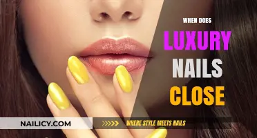 Luxury Nails Closing Time: When Do They Shut Their Doors?
