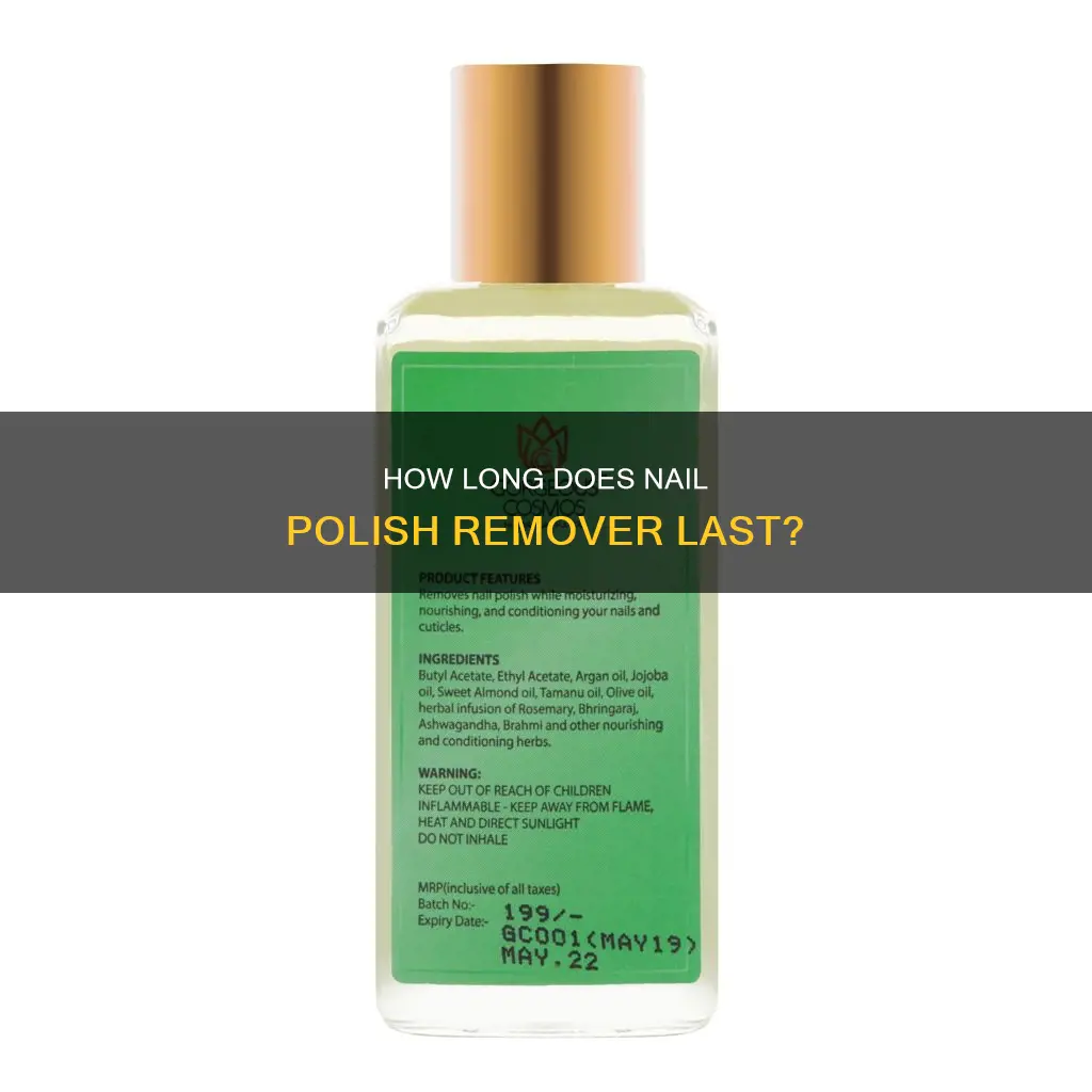when does nail polish remover expire