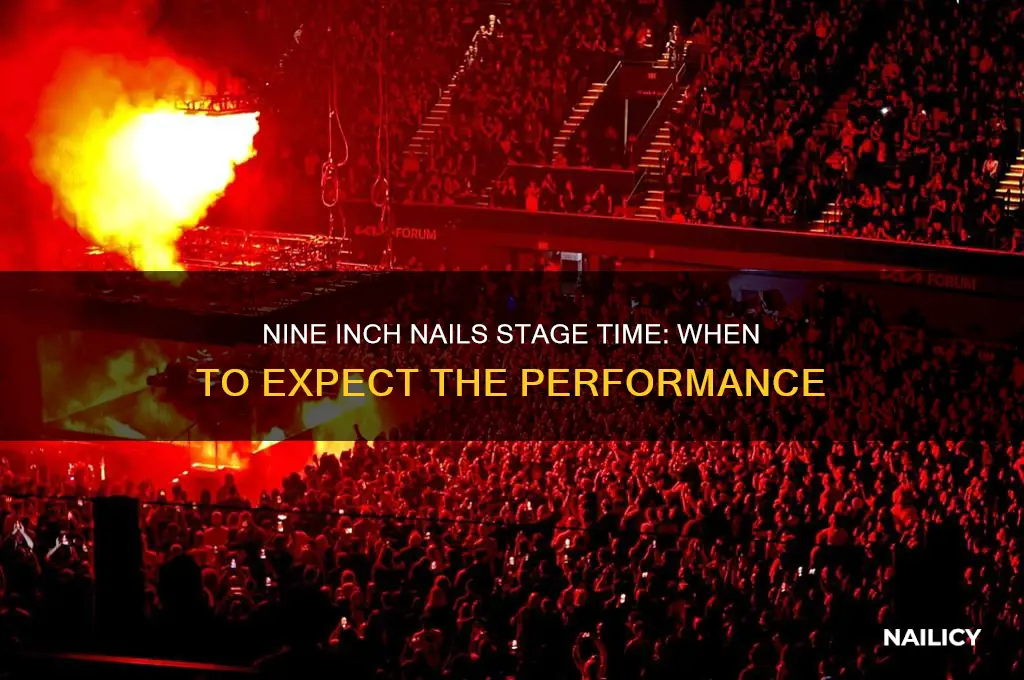 when does nine inch nails go on stage