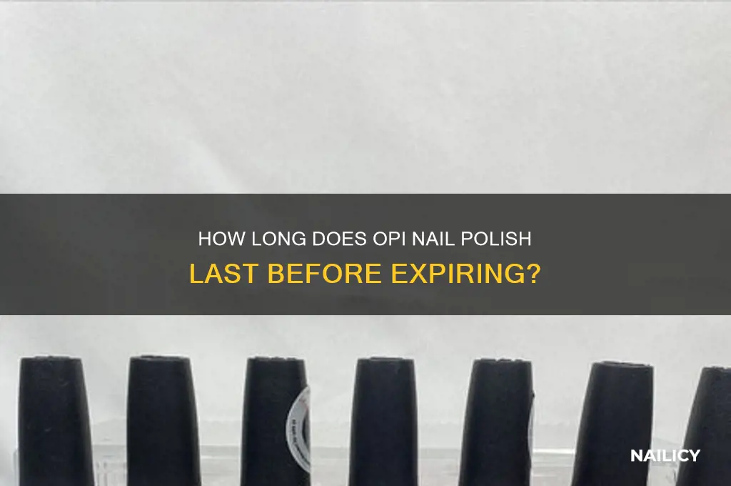 when does opi nail polish expire