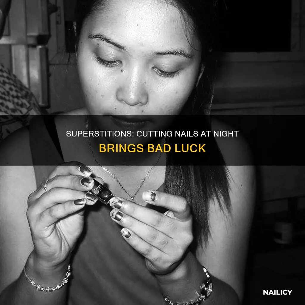 when is it bad luck to cut nails