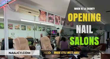 LA County Nail Salons Reopening: Dates and Safety Guidelines