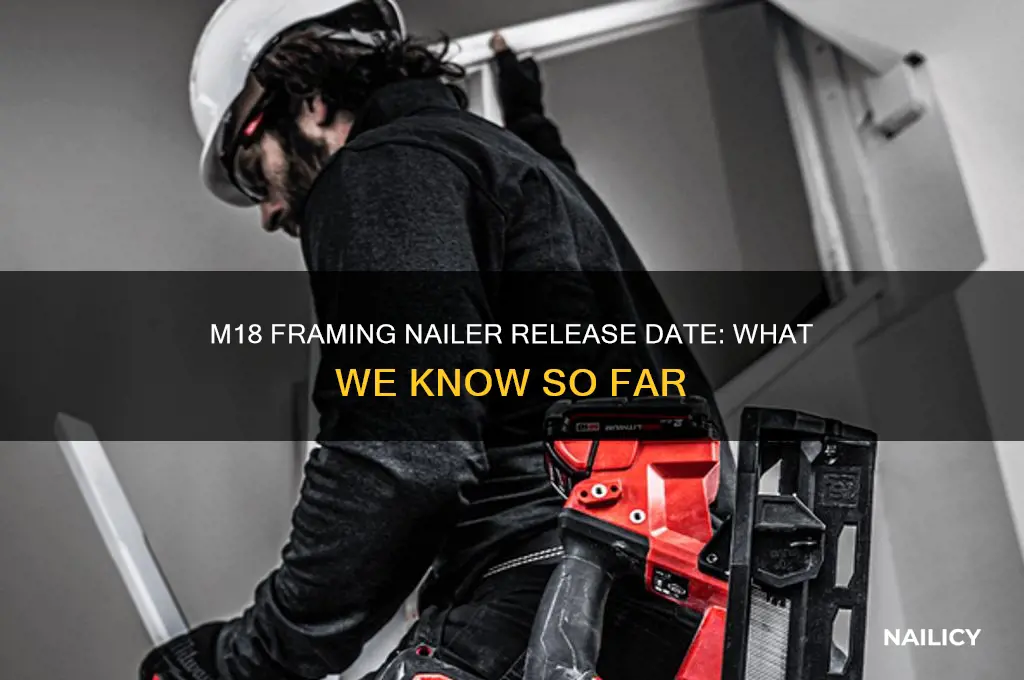 when is the m18 framing nailer coming out