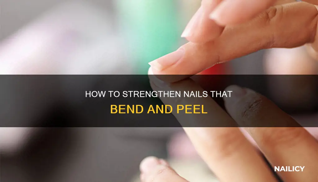 when my nails grow they bend