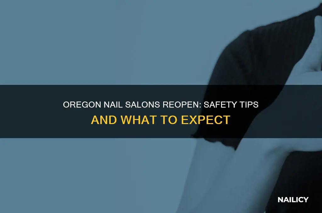when nail salons reopen in oregon