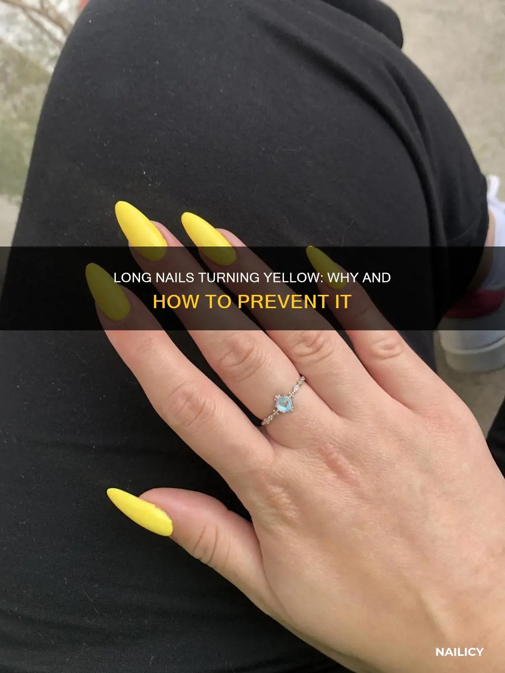 when nails grow too long do they turn yellow