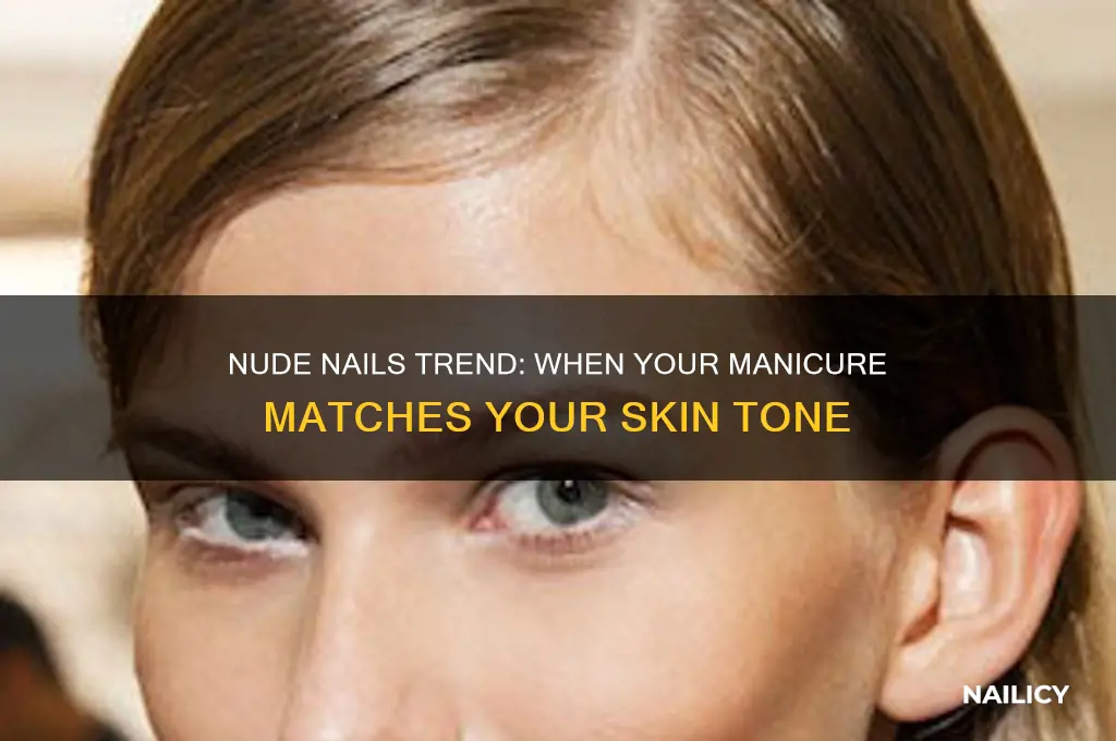 when nails match your skin