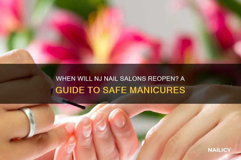 when nails salon reopen in new jersey