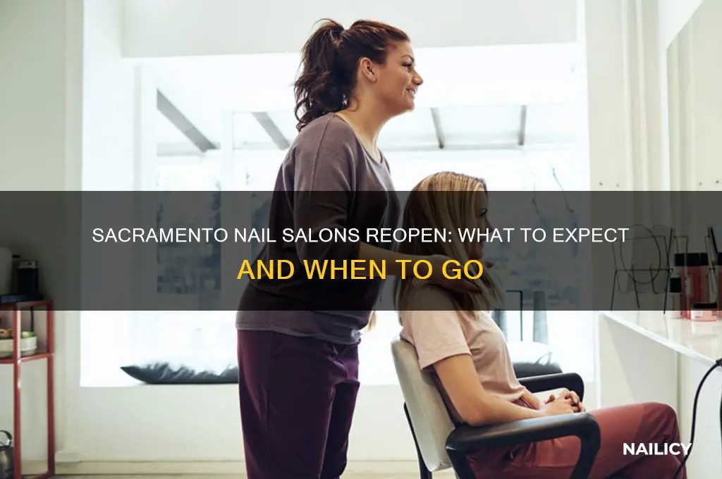 when nails salon reopen in sacramento