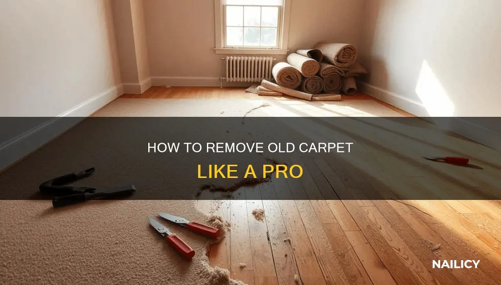 when removing carpet do i take up the nails