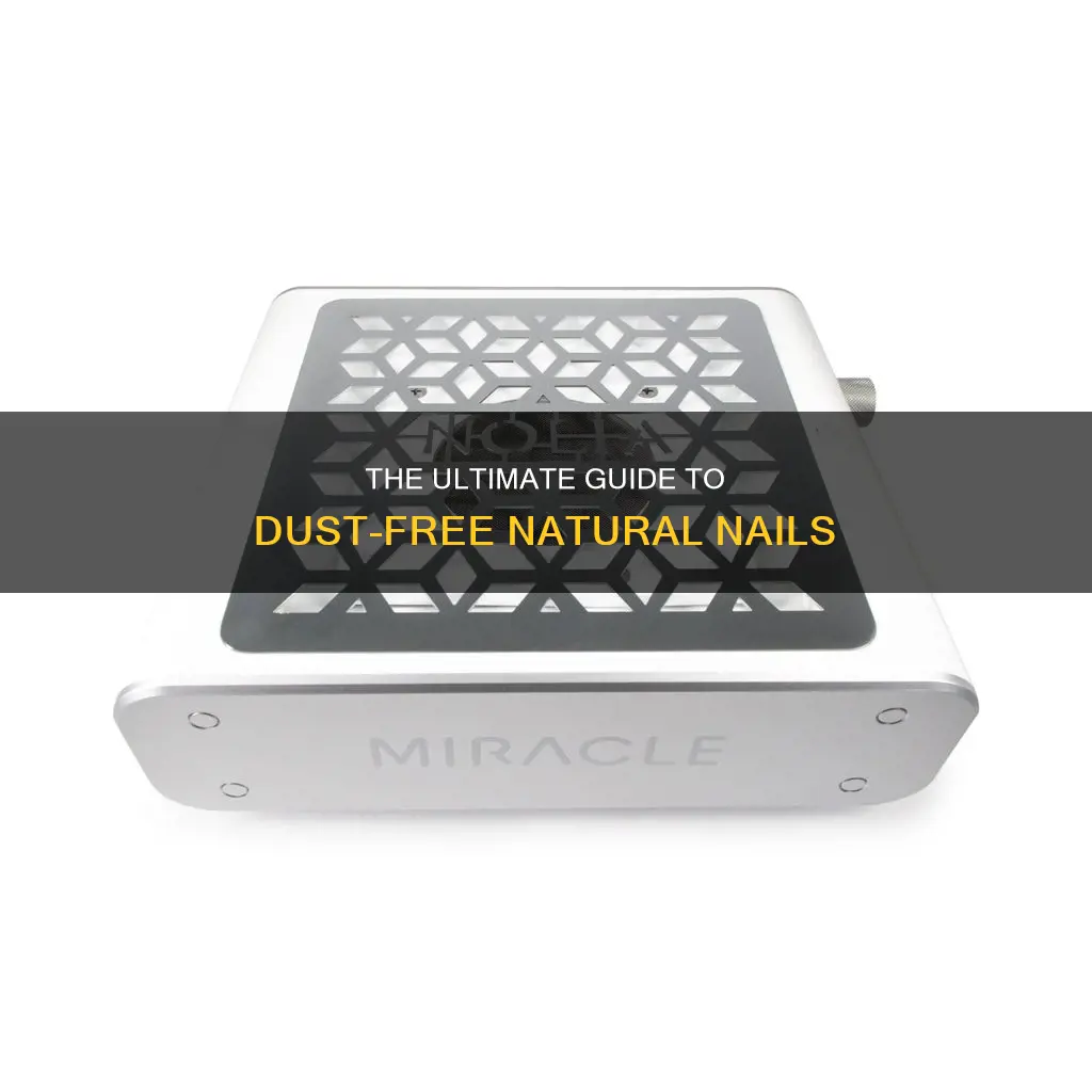 when removing dust from the natural nail plate