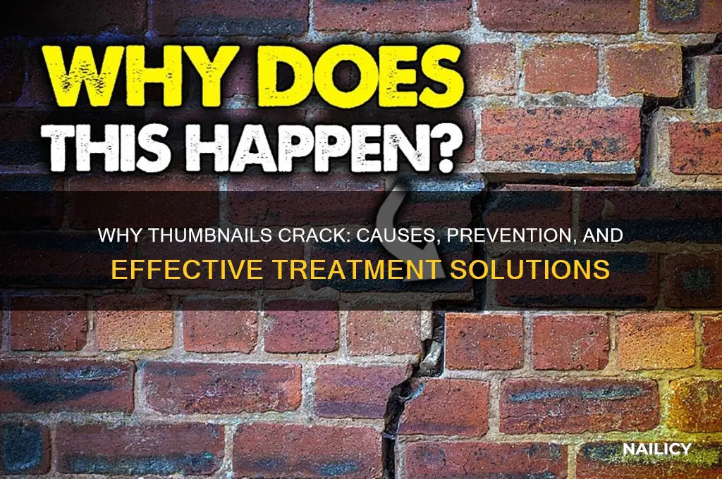 when thumb nails crack