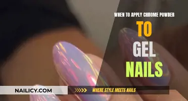 Gel Nails Chrome Powder Application: The Perfect Timing