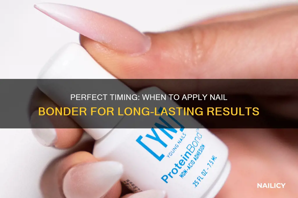 when to apply nail bonder