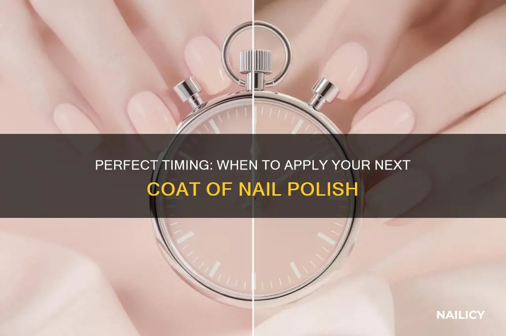 when to apply next coat of nail polish