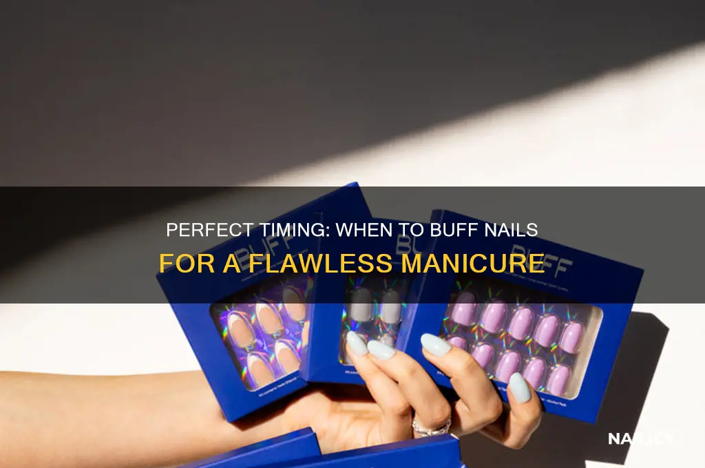 when to buff nails