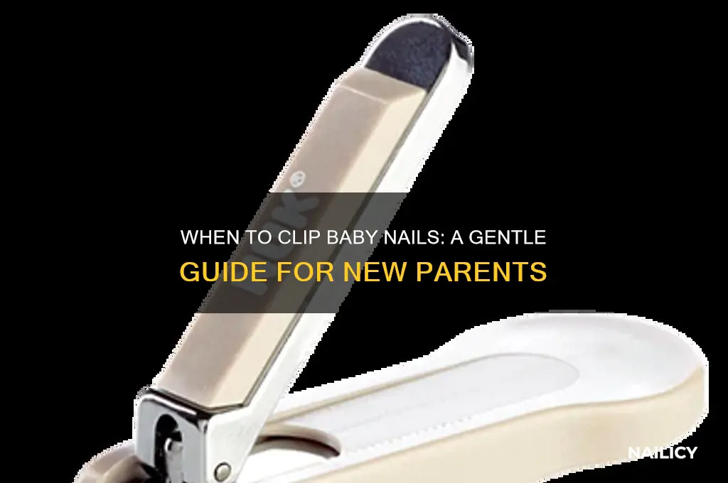 when to clip baby nails