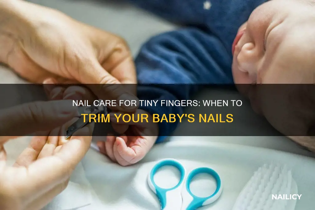 when to cut baby finger nails