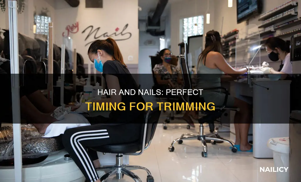 when to cut hair and nails