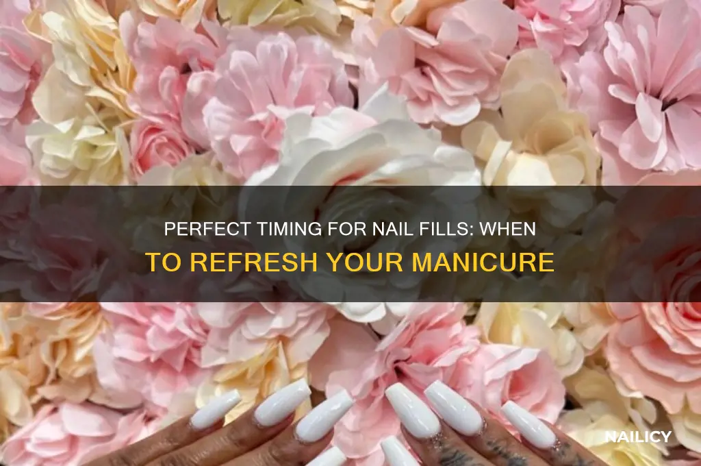 when to fill nails