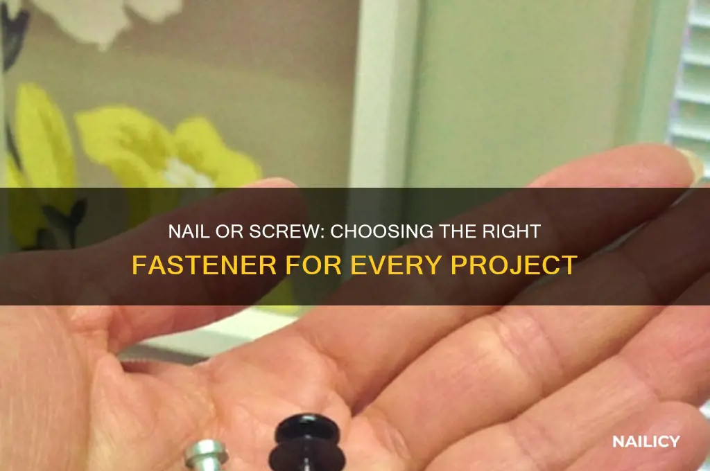 when to nail and when to screw