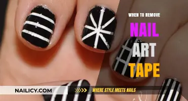 Nail Art Tape: Removal Time and Aftercare
