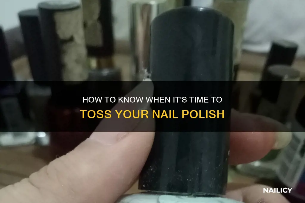 when to throw nail polish away