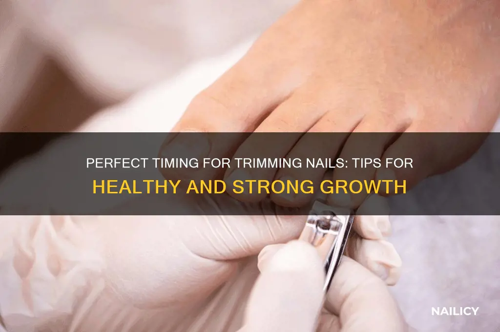 when to tr nails