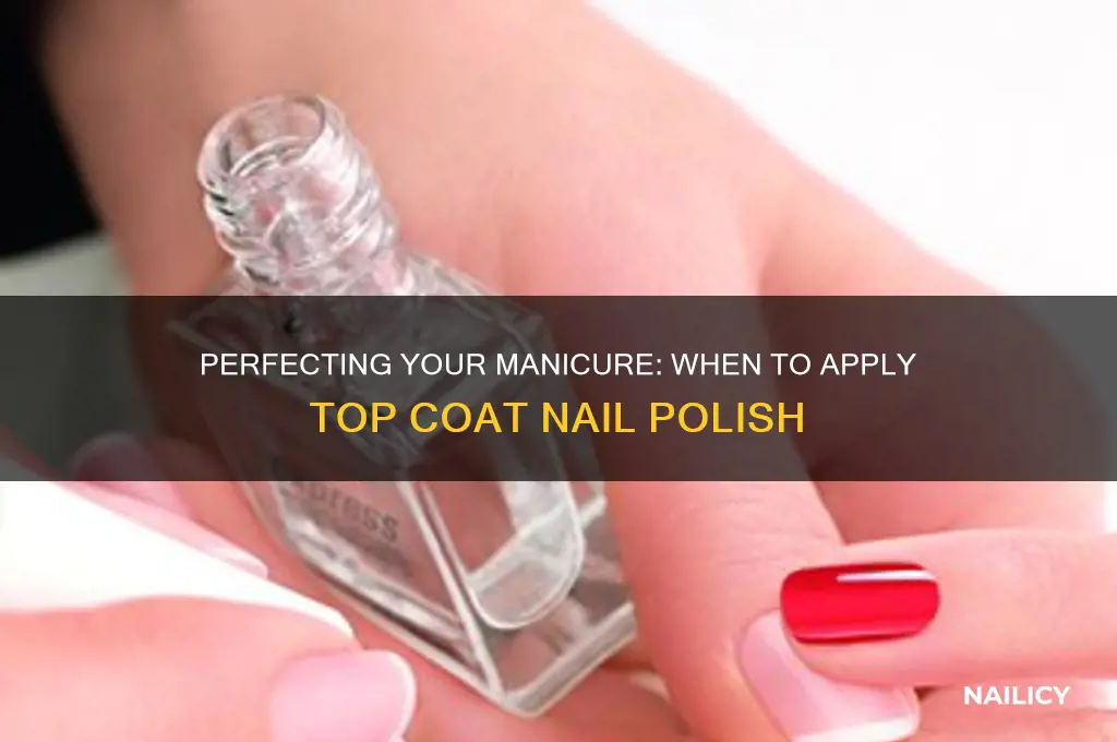 when to use top coat nail polish