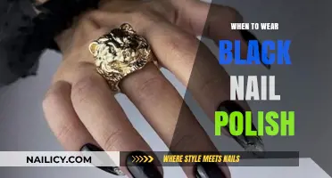 When to Wear Black Nail Polish: Perfect Timing and Style Tips
