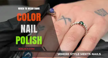 Perfect Timing: When to Rock Dark Color Nail Polish Confidently