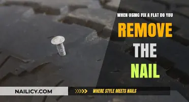 How to Handle a Nail After Using Fix-a-Flat