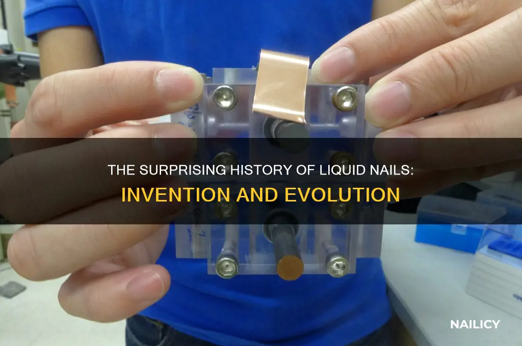 when was liquid nail invented