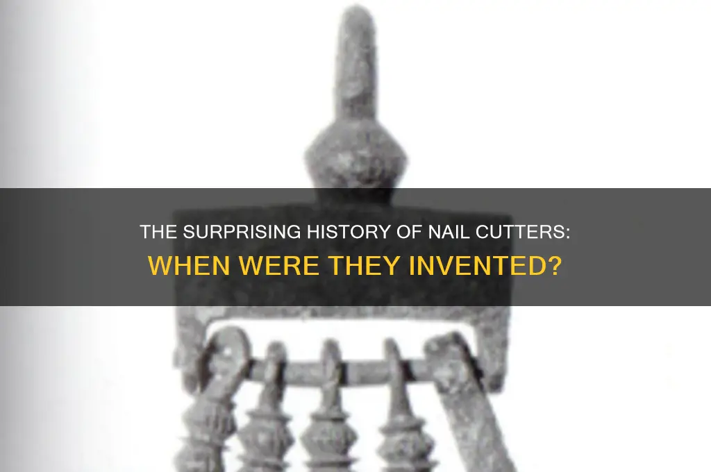 when was nail cutter invented