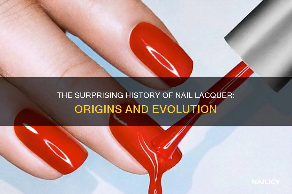 when was nail lacquer invented