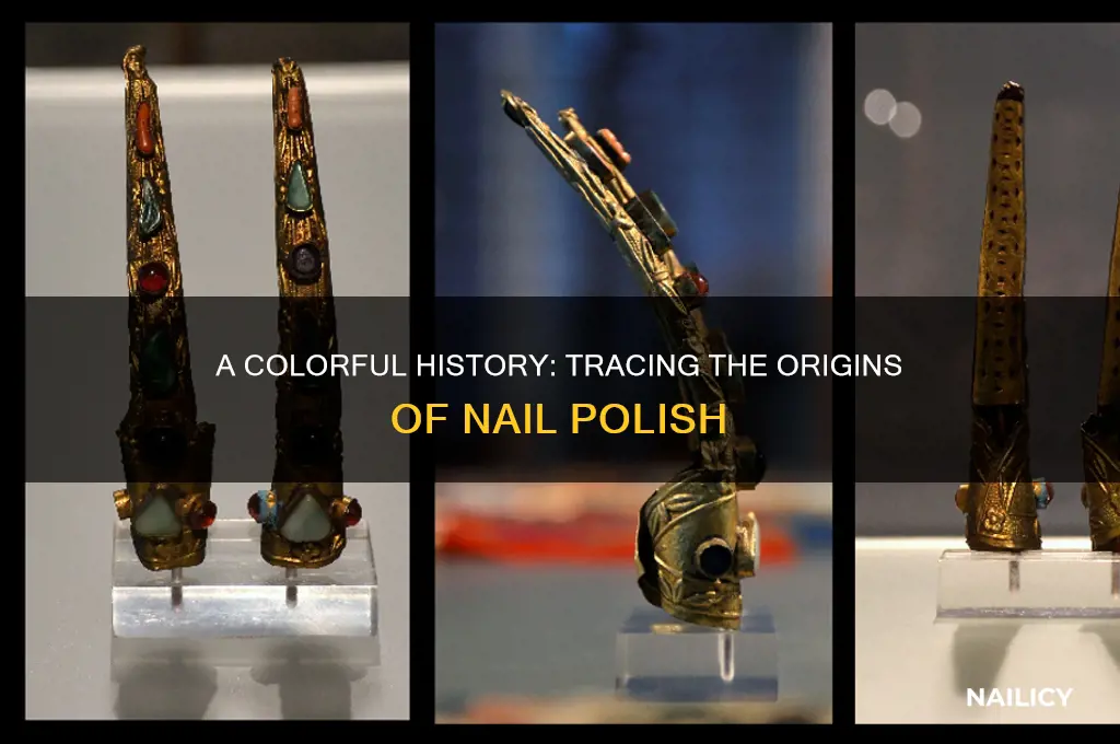 when was nail polish first used