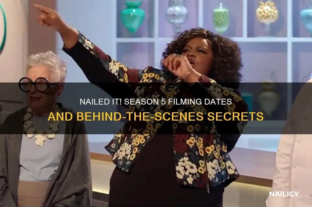when was season 5 of nailed it filmed